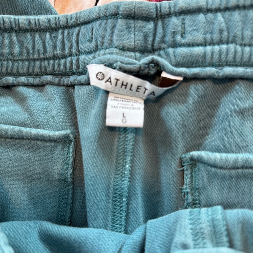 Athleta Farallon Jogger Borealis Green Women's Large - Picture 6 of 8